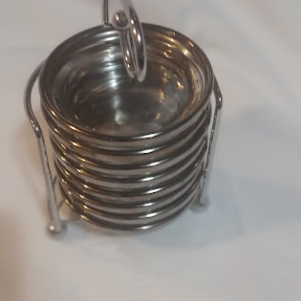 GLASS COASTER SET